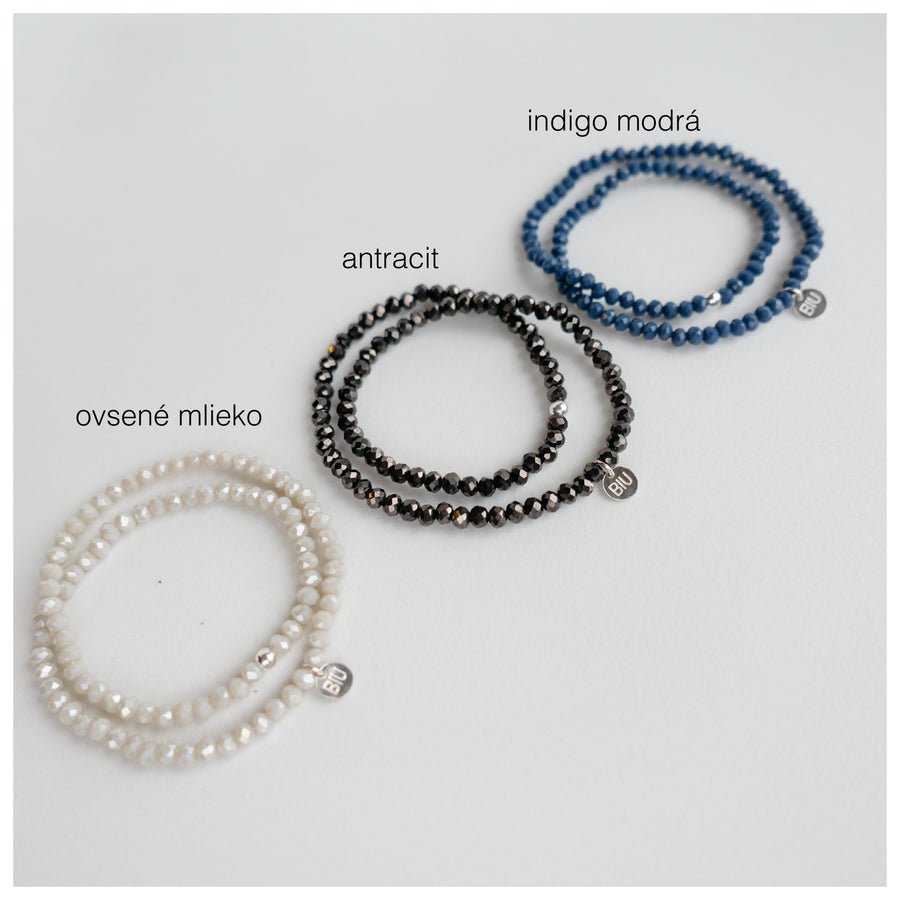 JESEŇ / ZIMA crystal wrap náramok