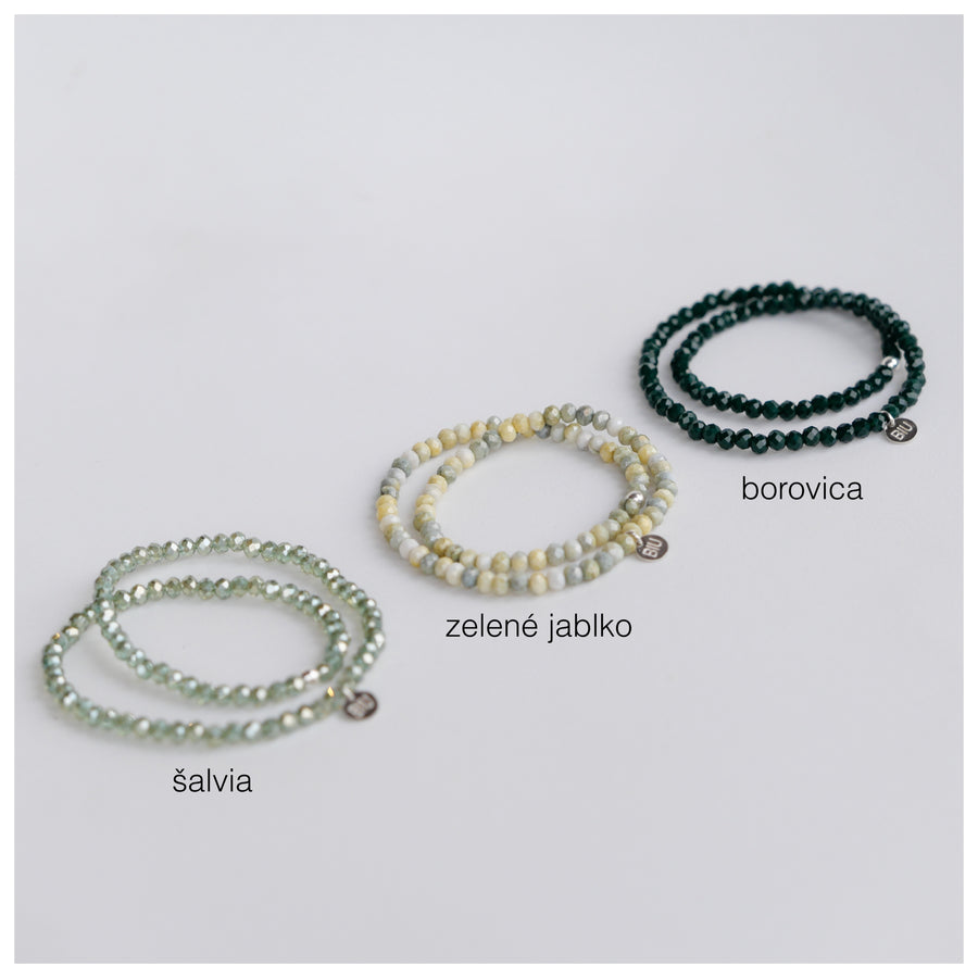 JESEŇ / ZIMA crystal wrap náramok