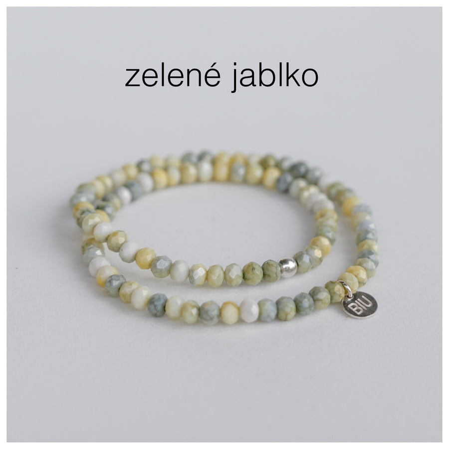 JESEŇ / ZIMA crystal wrap náramok