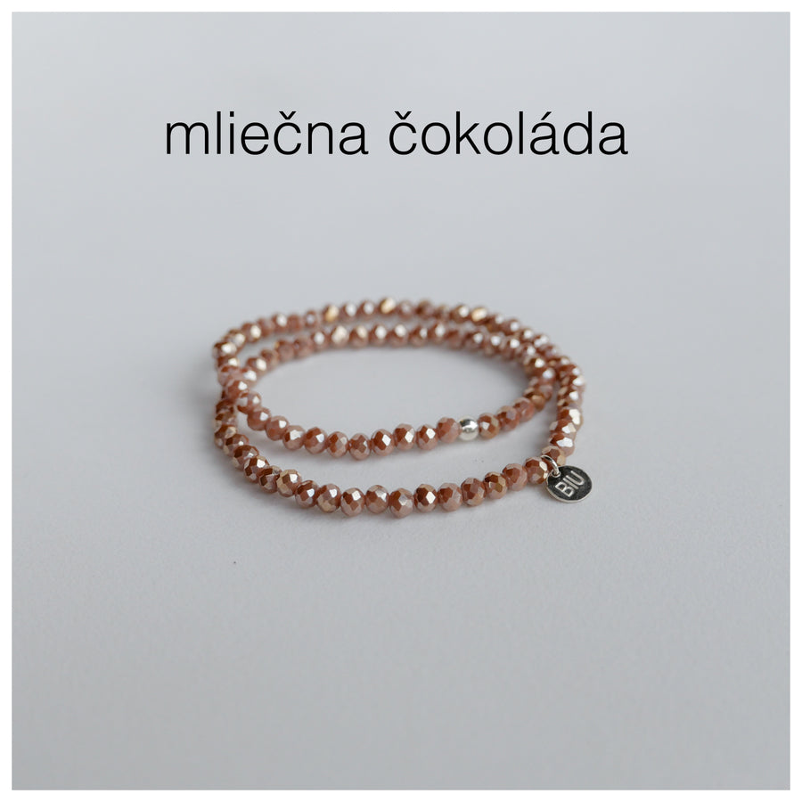 JESEŇ / ZIMA crystal wrap náramok