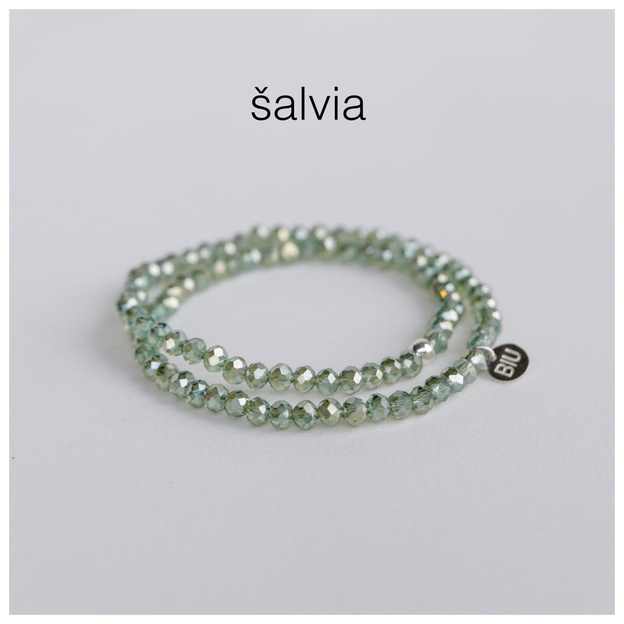 JESEŇ / ZIMA crystal wrap náramok