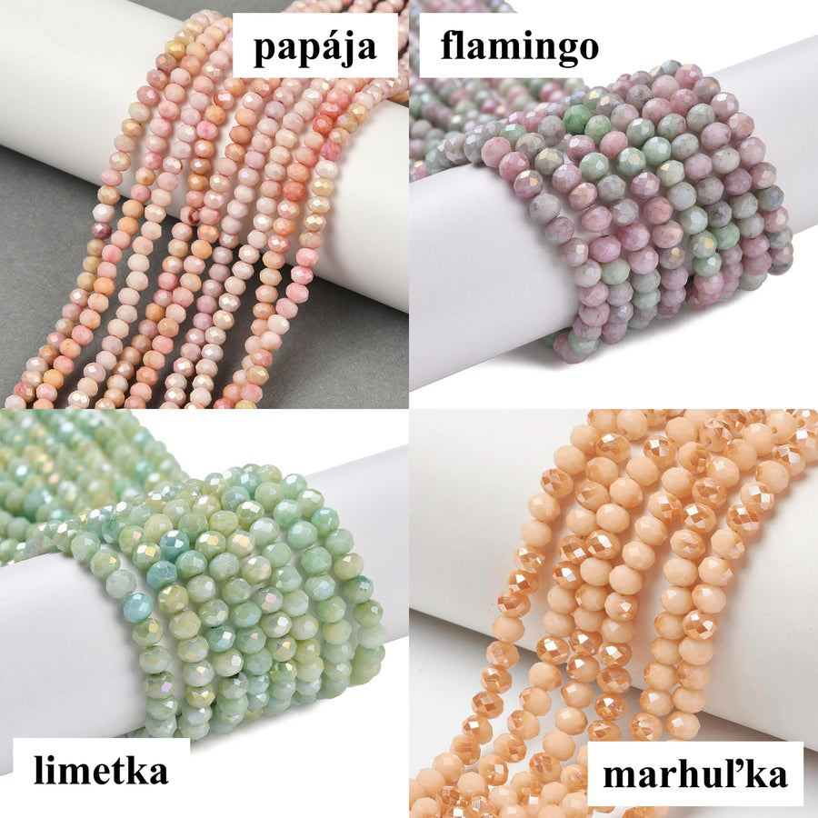 NEW SUMMER crystal wrap náramok