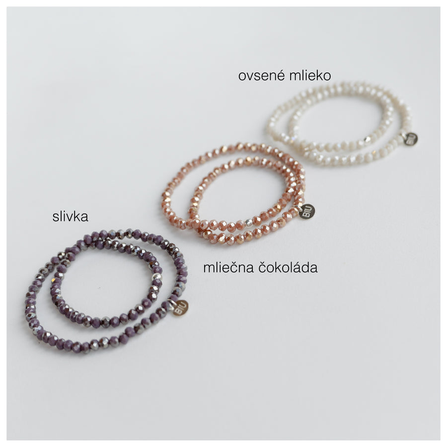 JESEŇ / ZIMA crystal wrap náramok