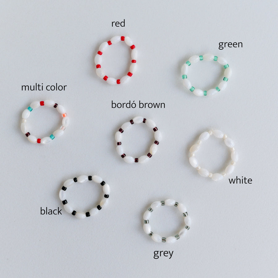 SHELL POP prsteň (rôzne farby)