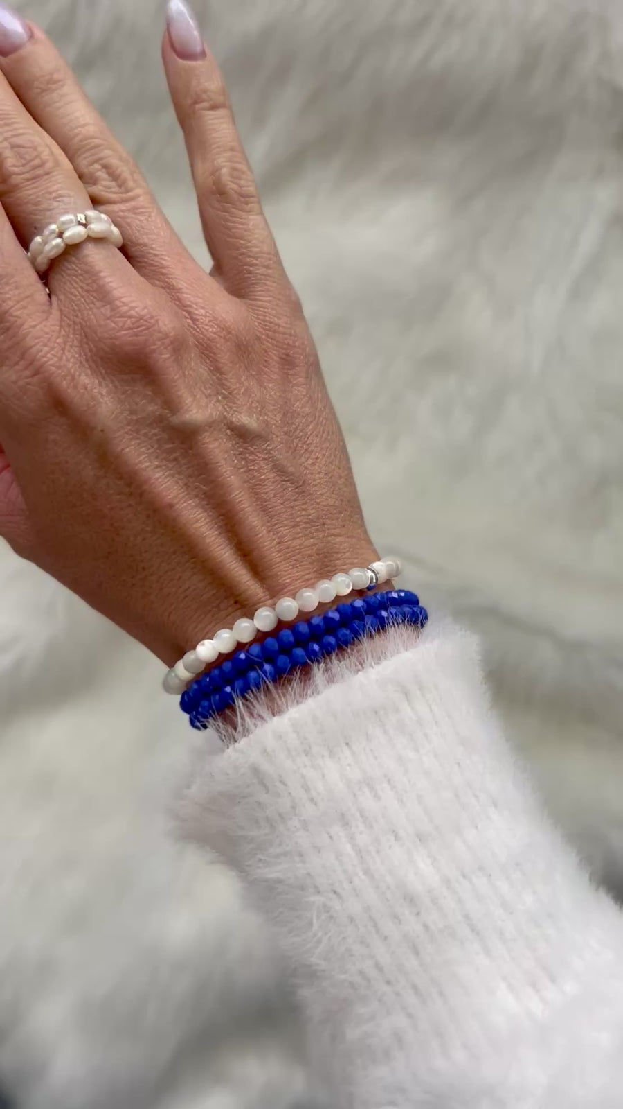 CRYSTAL WRAP - blue