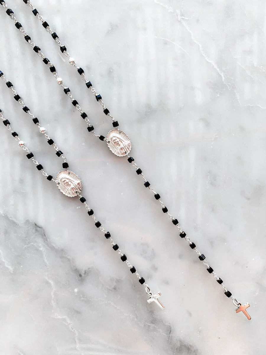 MADONNA ROSARY long necklace