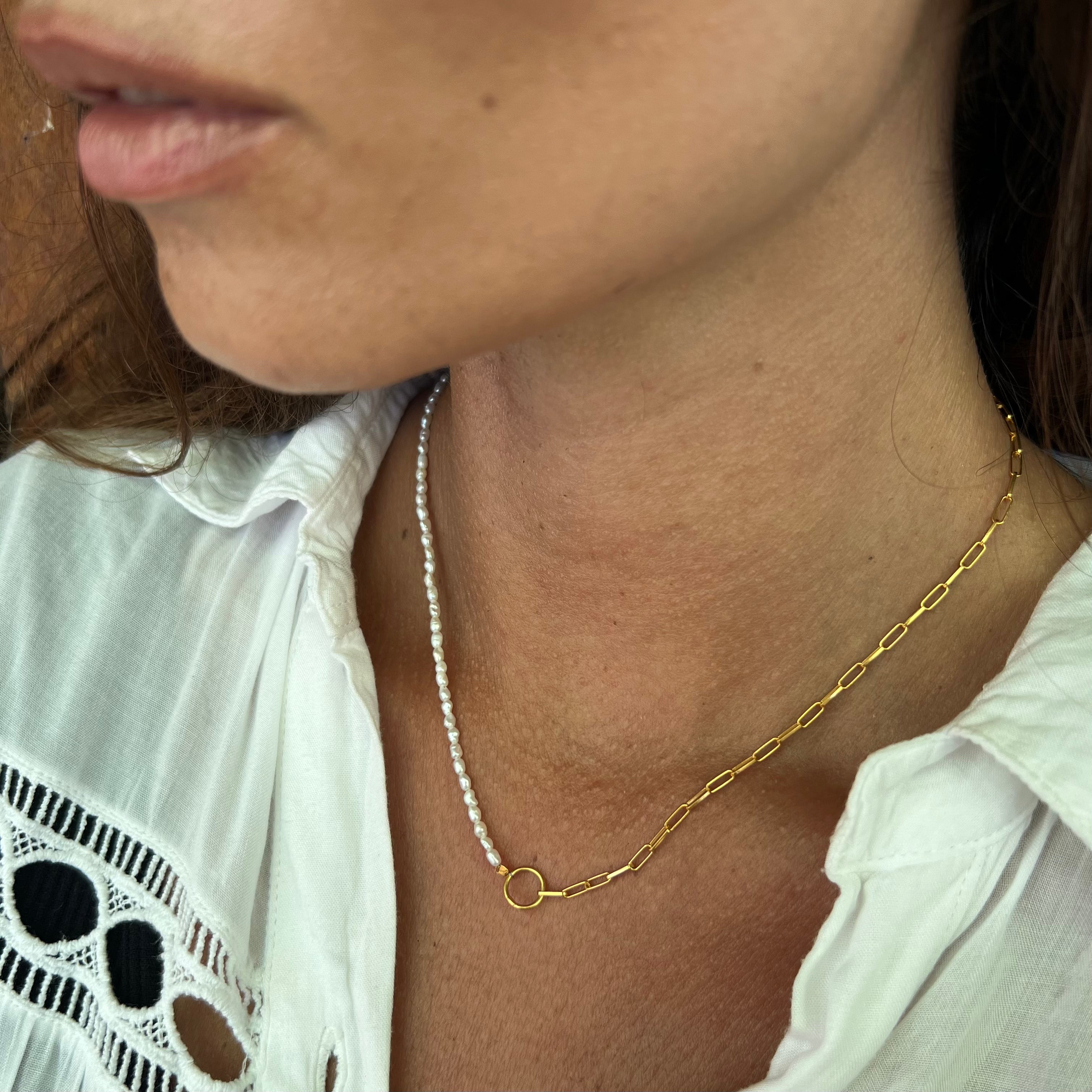 LOVINA náhrdelník pozlátený 22k zlatom